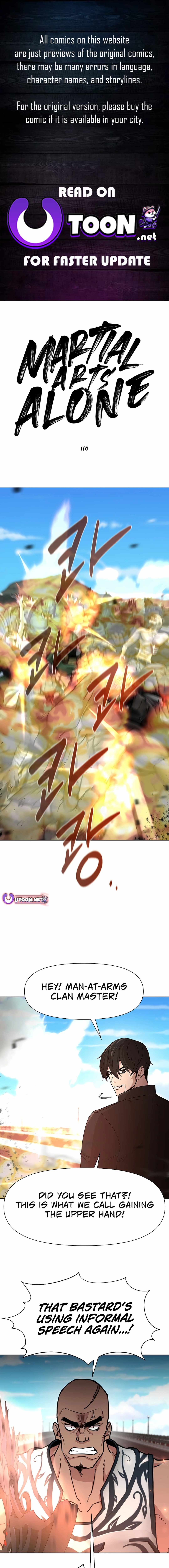 Martial Arts Alone Chapter 110 1
